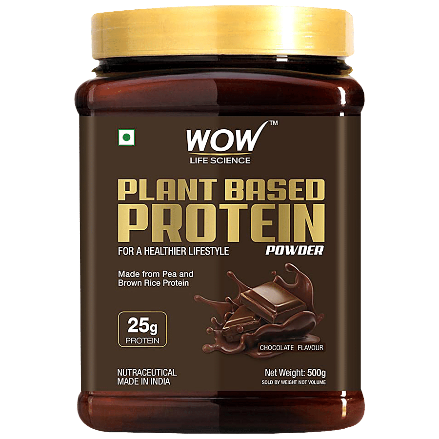 WOW Life Science  Plant Based Protein Powder - Chocolate Flavour