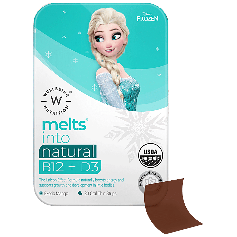 Wellbeing Nutrition Frozen Elsa Melts Kids Organic Vitamin B12