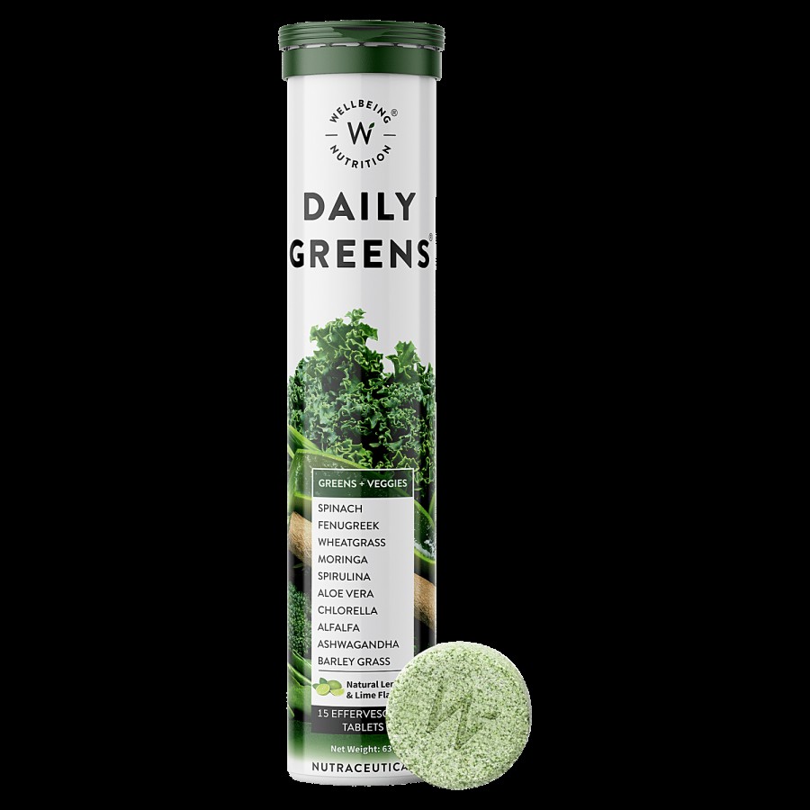 Wellbeing Nutrition Daily Greens Wholefood Multivitamin