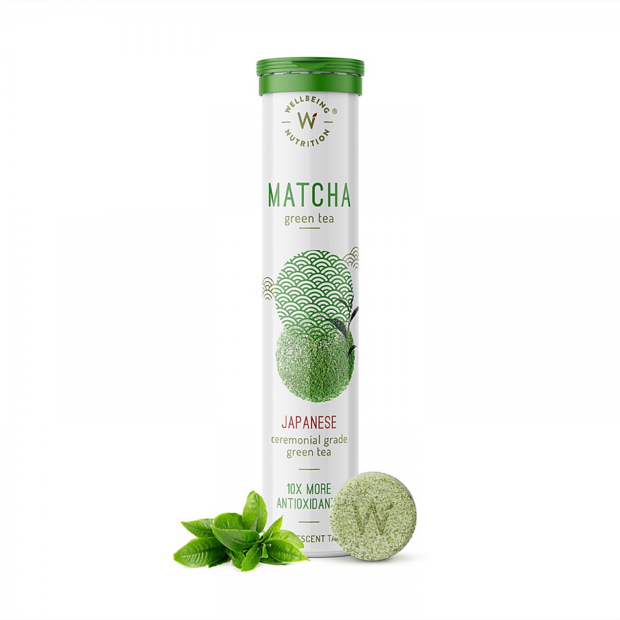 Wellbeing Nutrition Organic Japanese Ceremonial Matcha Green Tea For Energy