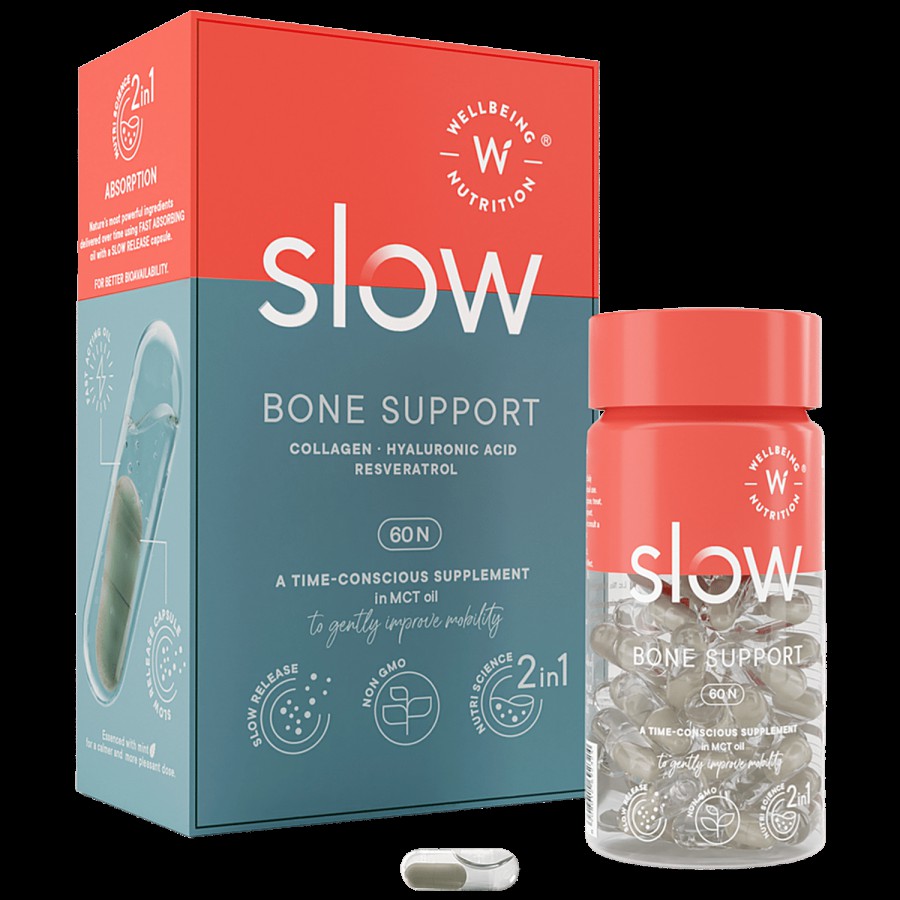 Wellbeing Nutrition Slow Bone & Joint Support To Improve Mobility - Collagen