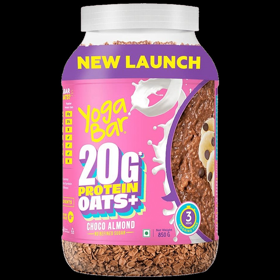 Yoga Bar 20 G Protein Oats+ - Choco Almond