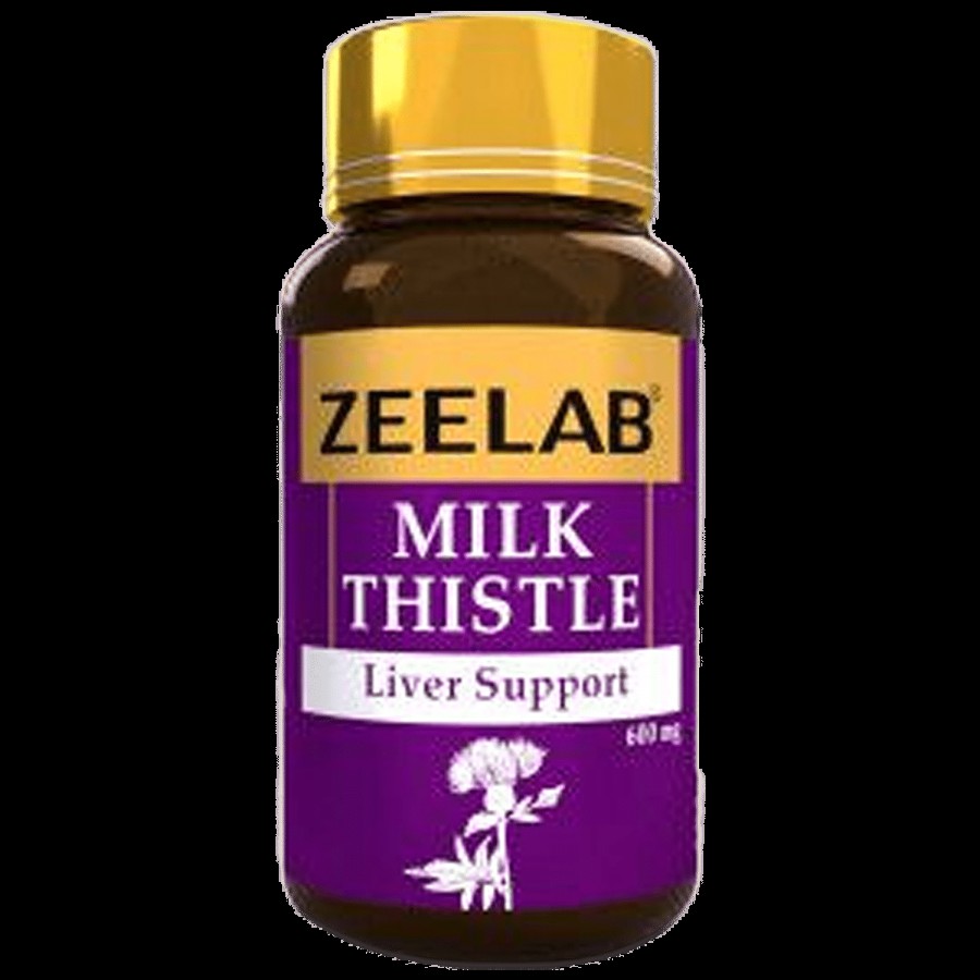 ZEELAB Milk Thistle Capsules - For Liver Support