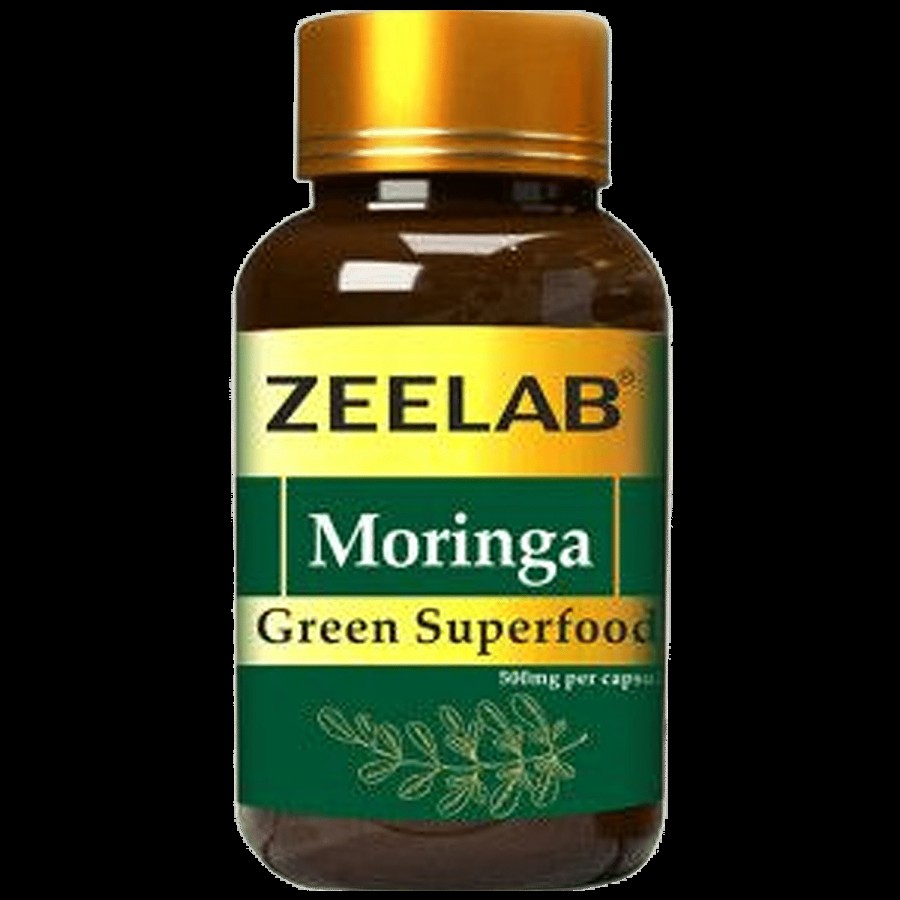 ZEELAB Moringa Green Superfood Capsule - 500 mg