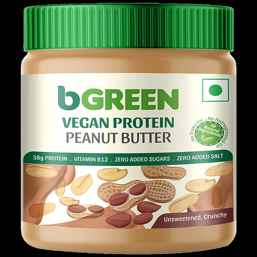 bGREEN bGREEN by HealthKart Vegan Protein Peanut Butter