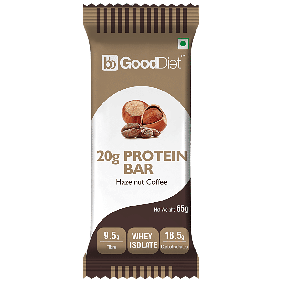 bb Gooddiet 20g Whey Protein Bar - Hazelnut Coffee