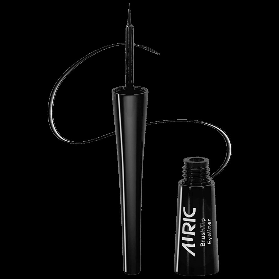 Auric Beauty Brush Tip Eyeliner - Quick-Drying