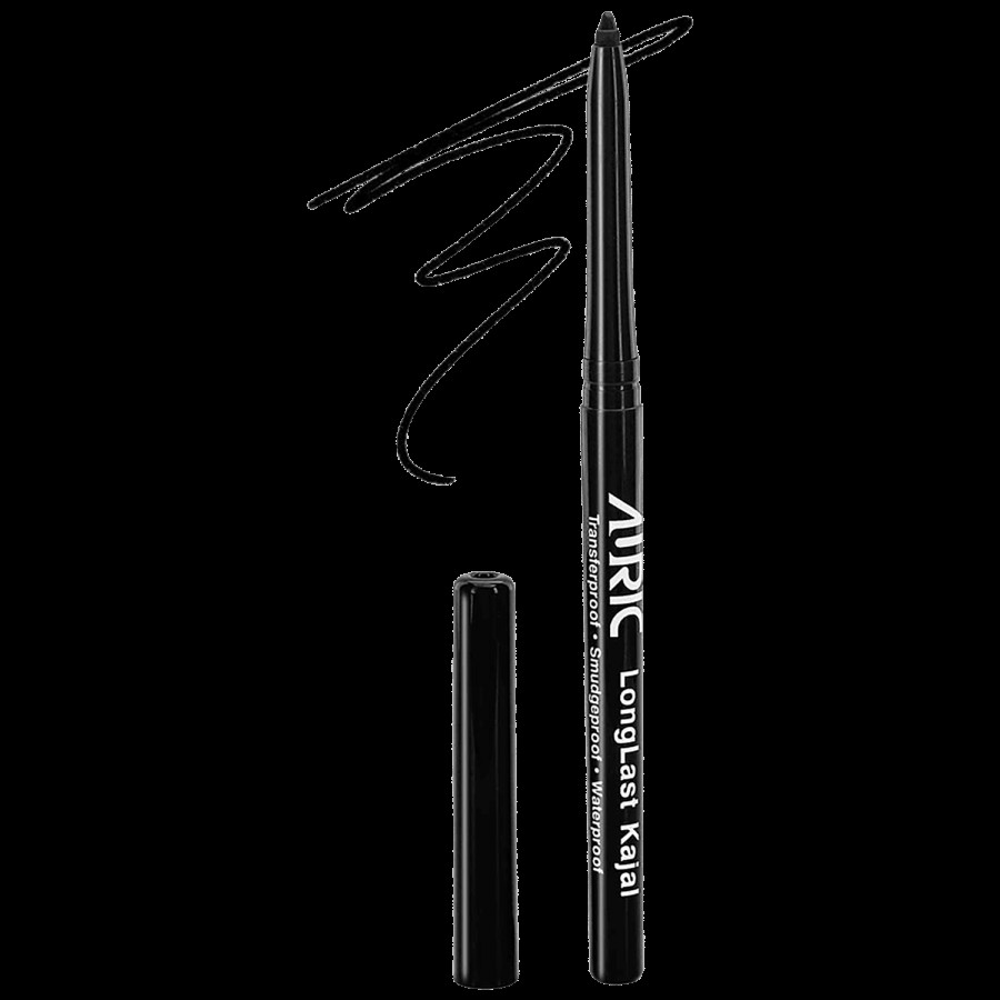 Auric Beauty Long Last Kajal - Smudge Proof & Waterproof