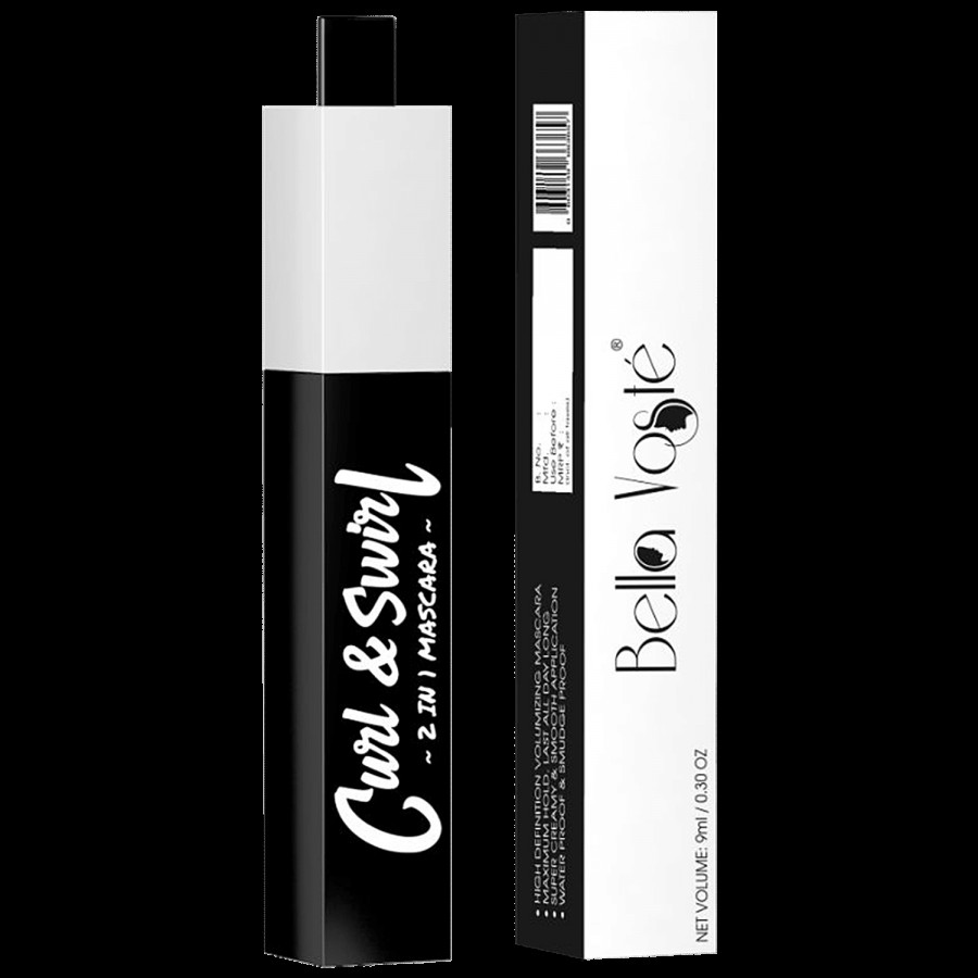 Bella Voste Curl & Swirl 2-In-1 Mascara