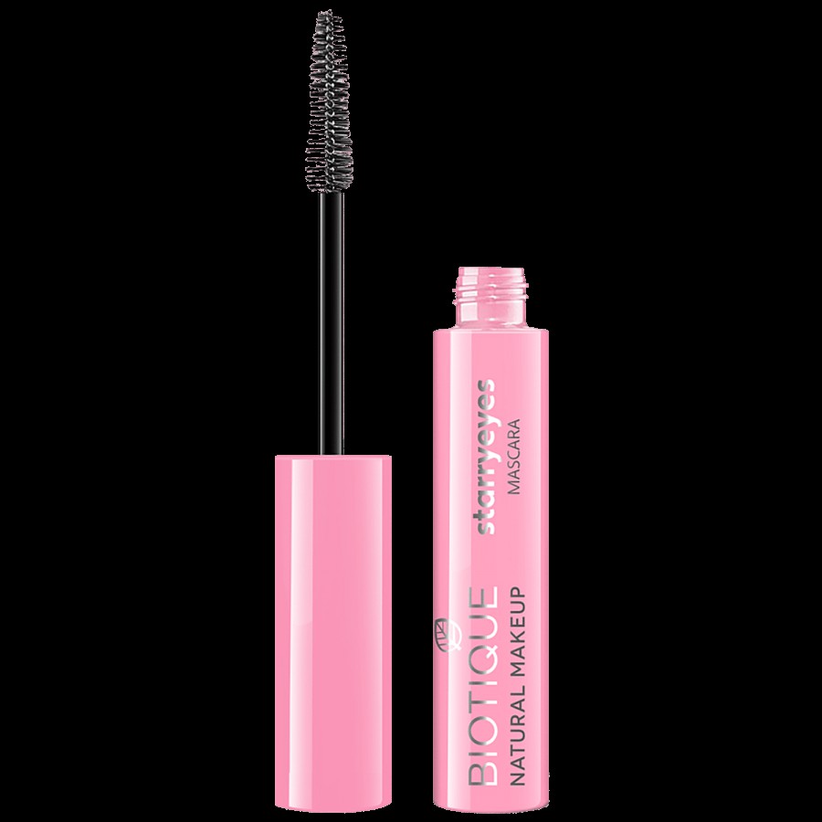 Biotique Natural Makeup Starryeyes Mascara - Ebony Black