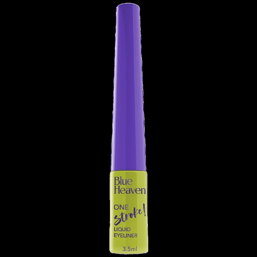 Blue Heaven One Stroke Liquid Eyeliner - Long-Lasting