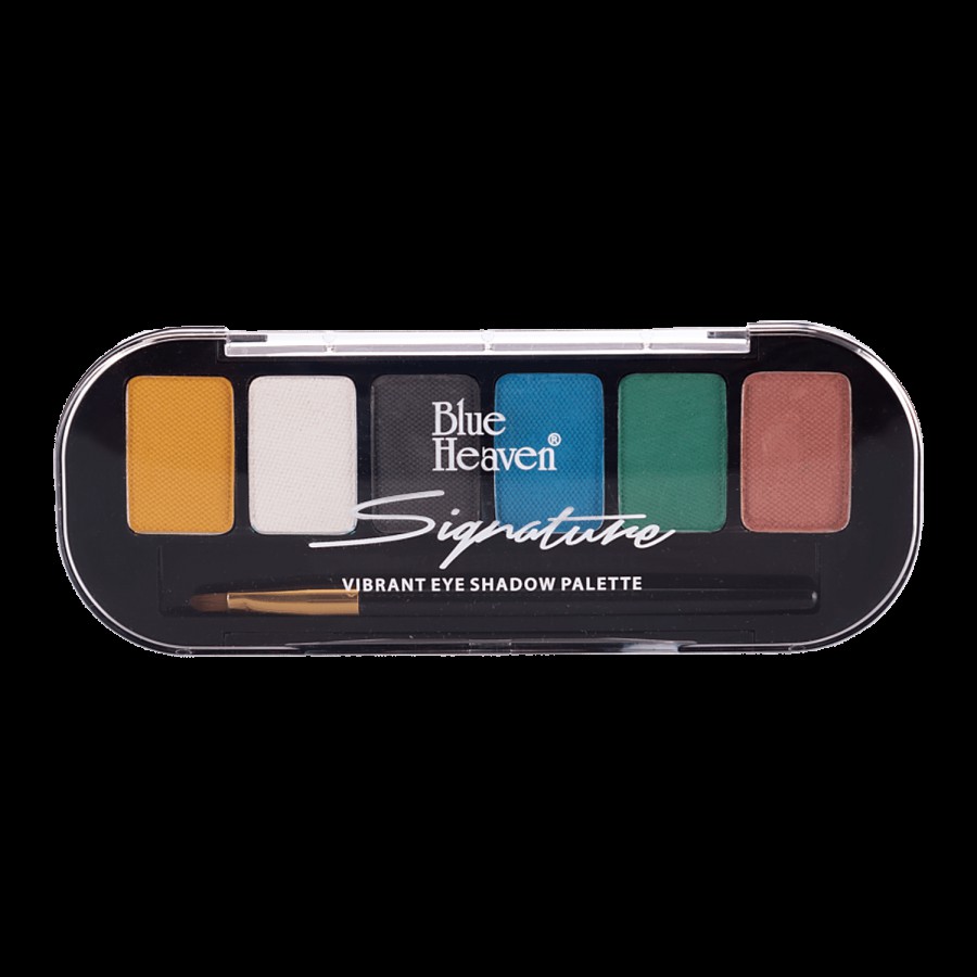 Blue Heaven Signature - Professional Vibrant 6-In-1 Eyeshadow Palette 04