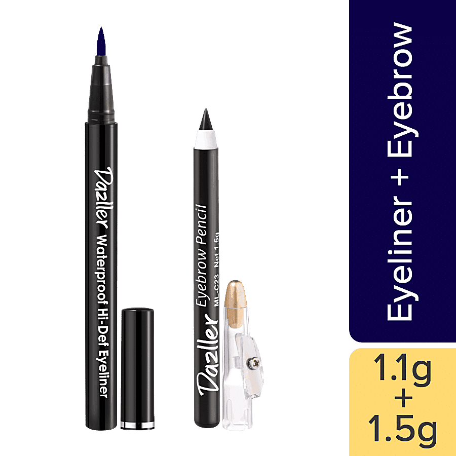 Dazller Waterproof Hi-Def Eyeliner + Eyebrow Pencil