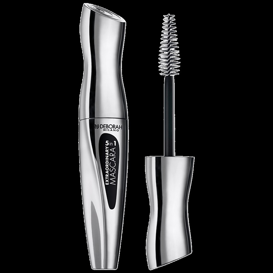 Deborah 5 In 1 Extraordinary Mascara Black - Dramatic & High Definition