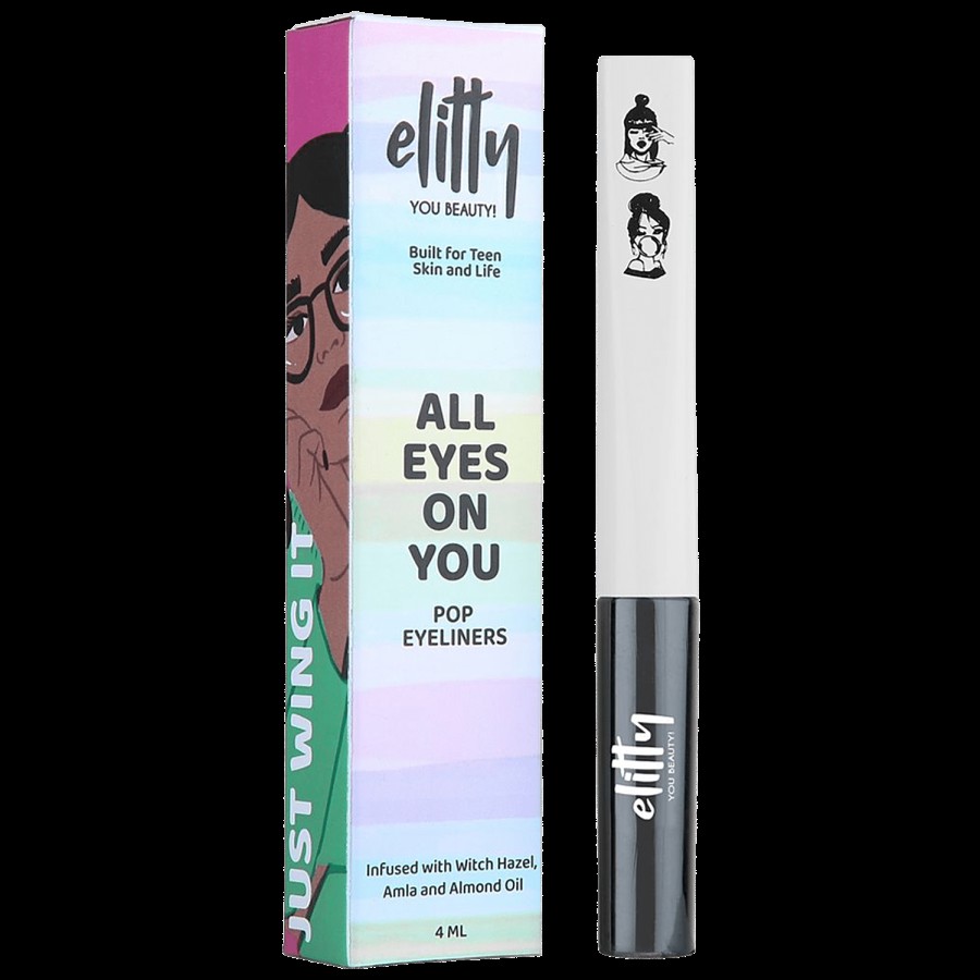 Elitty All Eyes On You Pop Liquid Matte Eyeliner With Witch Hazel