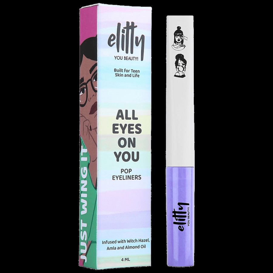 Elitty All Eyes On You Pop Liquid Matte Eyeliner With Witch Hazel