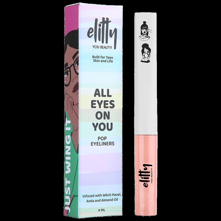 Elitty All Eyes On You Pop Liquid Matte Eyeliner With Witch Hazel