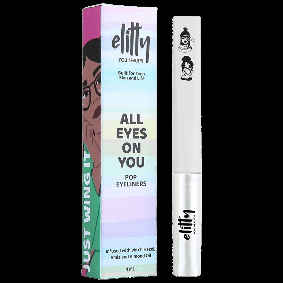 Elitty All Eyes On You Pop Liquid Metallic Eyeliner With Witch Hazel