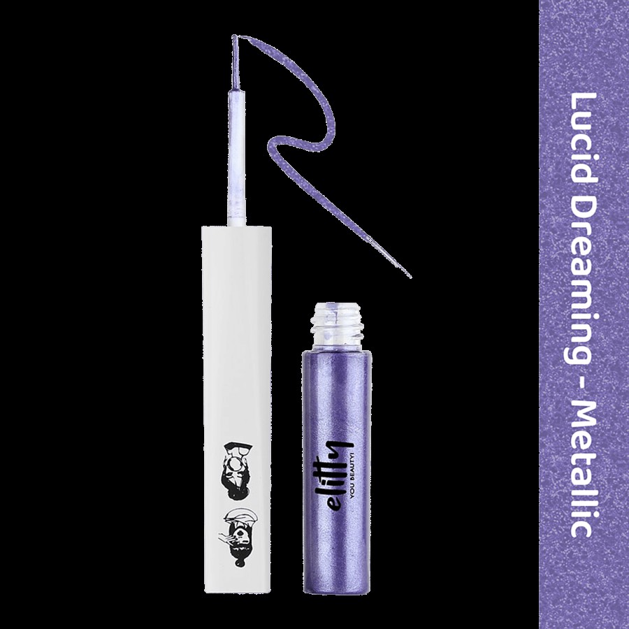 Elitty All Eyes On You Pop Liquid Metallic Eyeliner With Witch Hazel