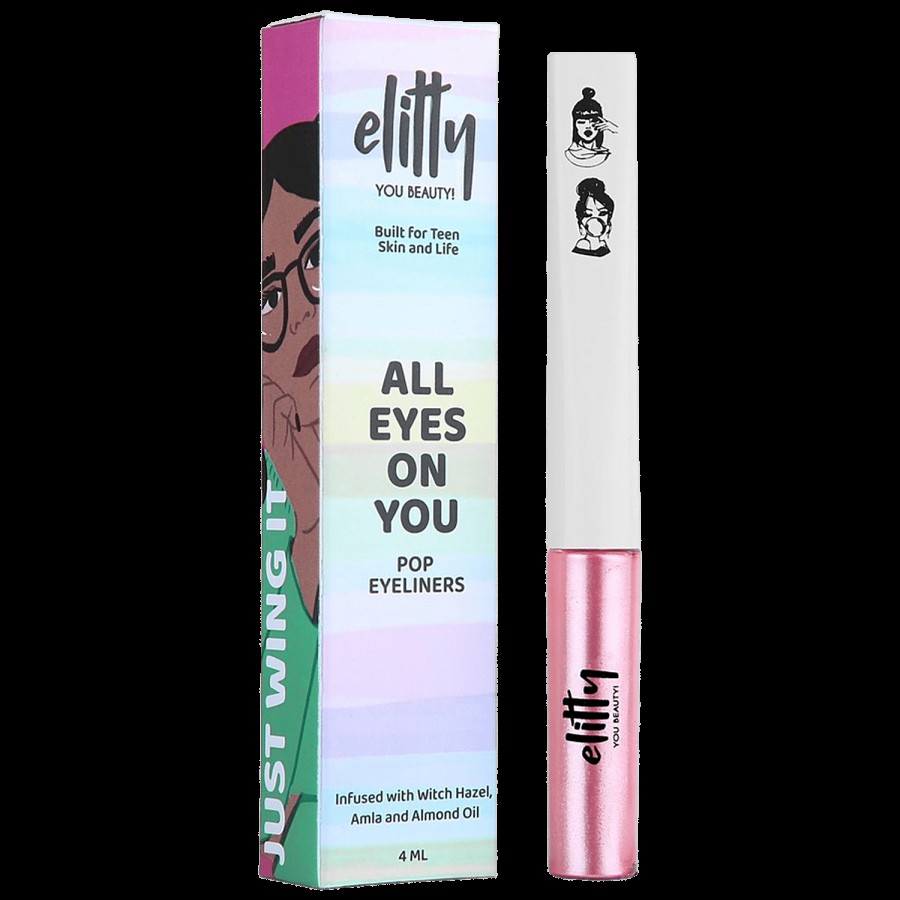 Elitty All Eyes On You Pop Liquid Metallic Eyeliner With Witch Hazel