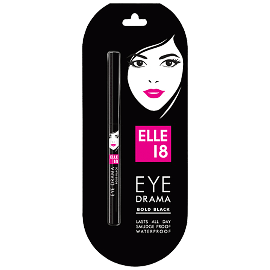 Elle 18 Eye Drama Kajal - Super Black