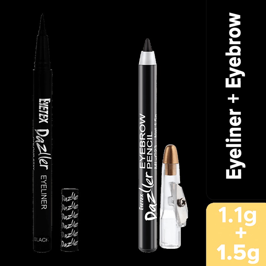 Eyetex Dazller Eyeliner Waterproof - Quick Dry