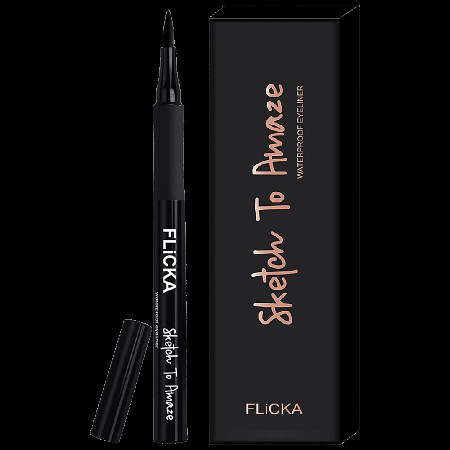 Flicka Sketch To Amaze - Waterproof Eyeliner