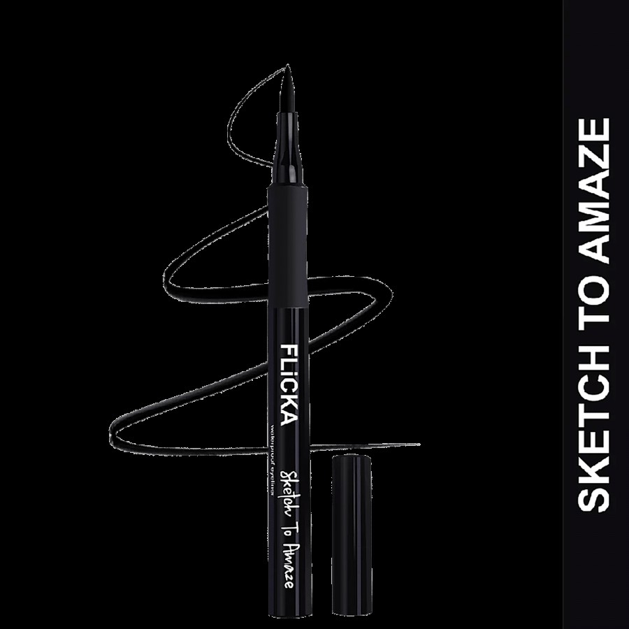 Flicka Sketch To Amaze - Waterproof Eyeliner