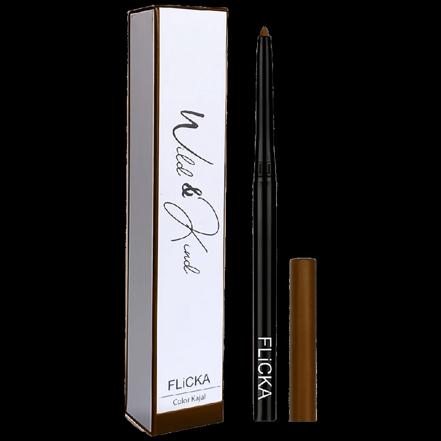 Flicka Wild & Kind Kajal Pen - Waterproof & Longlasting