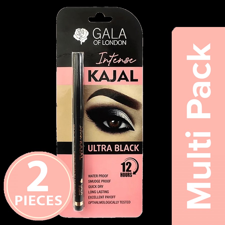 GALA OF LONDON Intense Kajal  - Water & Smudge Proof