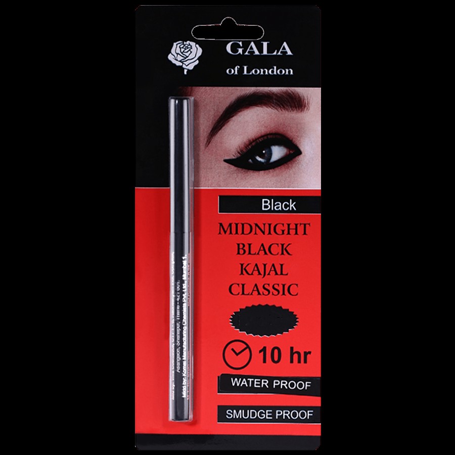 GALA OF LONDON Kajal Classic Midnight Black