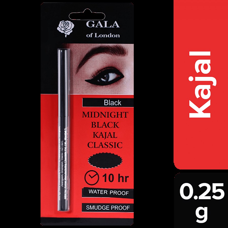 GALA OF LONDON Kajal Classic Midnight Black