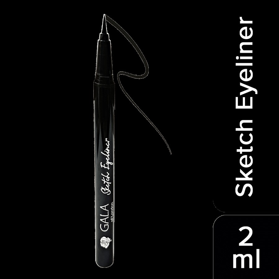 GALA OF LONDON Sketch Eyeliner - Black