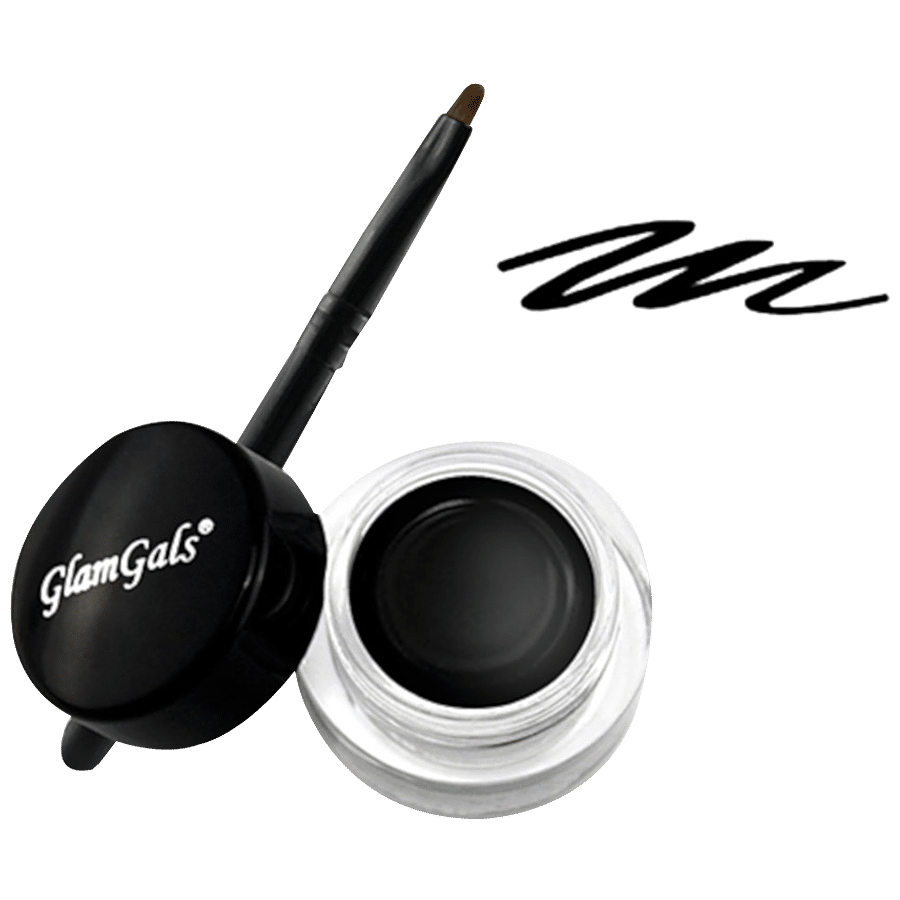 GlamGals Long Wear Gel Eyeliner - Black