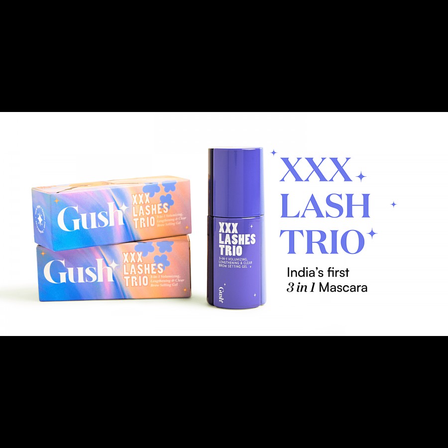 Gush Beauty  XXX Lashes Trio 3-In-1 Volumizing