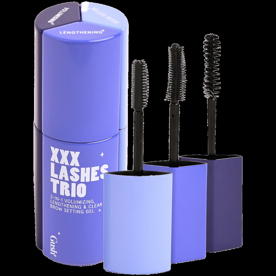 Gush Beauty  XXX Lashes Trio 3-In-1 Volumizing