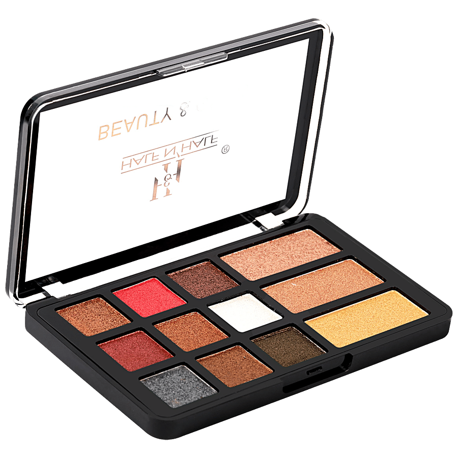 Half N Half Beauty & Glow Ultra Pro Makeup Palette - Eyeshadow & Highlighter