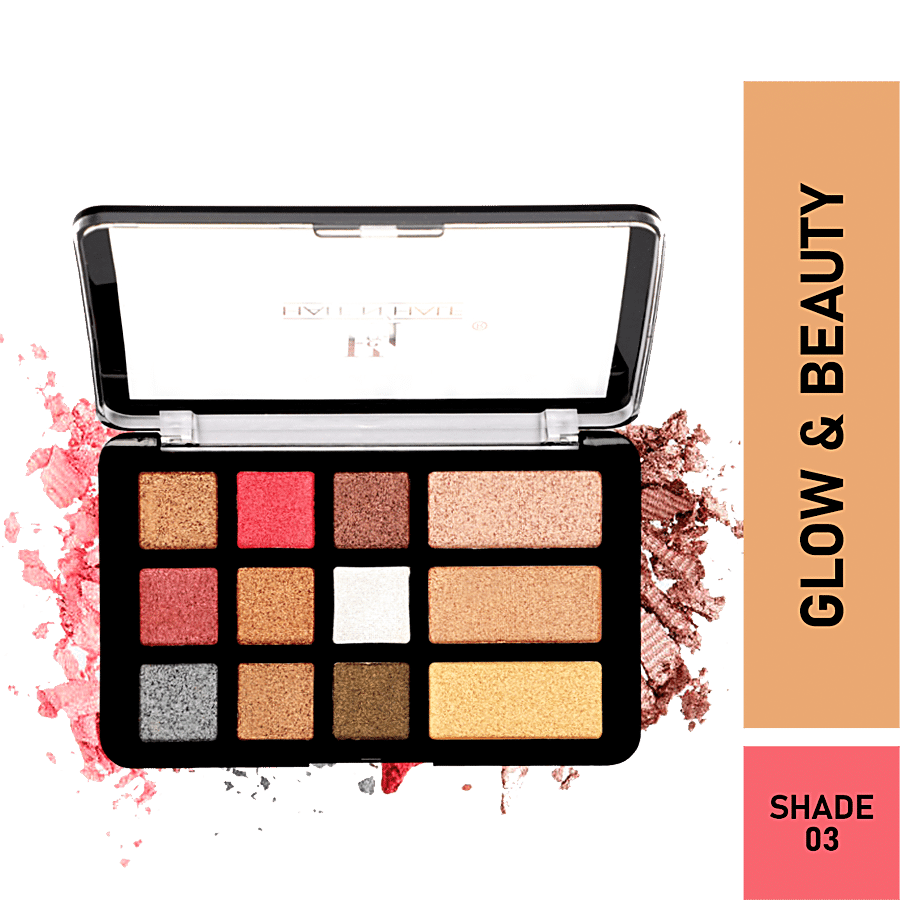 Half N Half Beauty & Glow Ultra Pro Makeup Palette - Eyeshadow & Highlighter