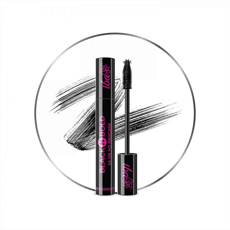 Iba Black N Bold 24 Hr HD Mascara - For Lengthening