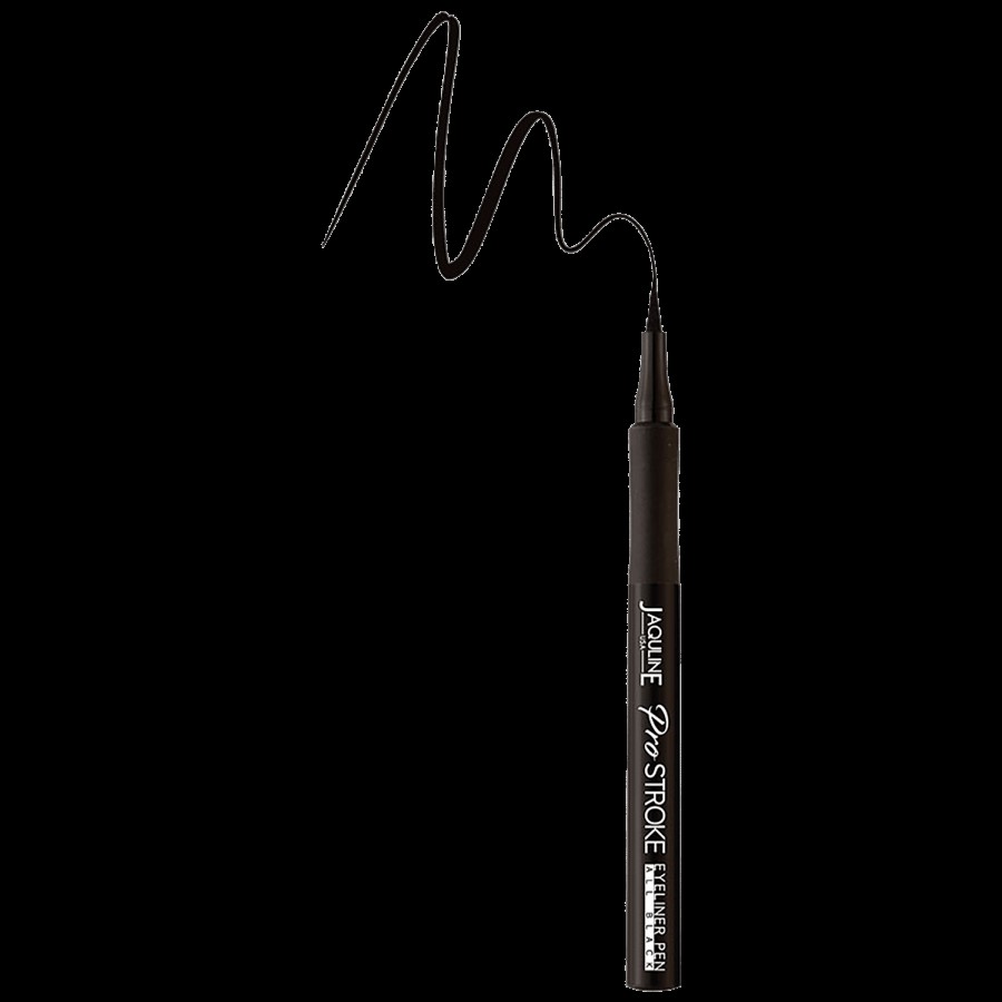 Jaquline USA Pro Stroke Eyeliner Pen - All Black