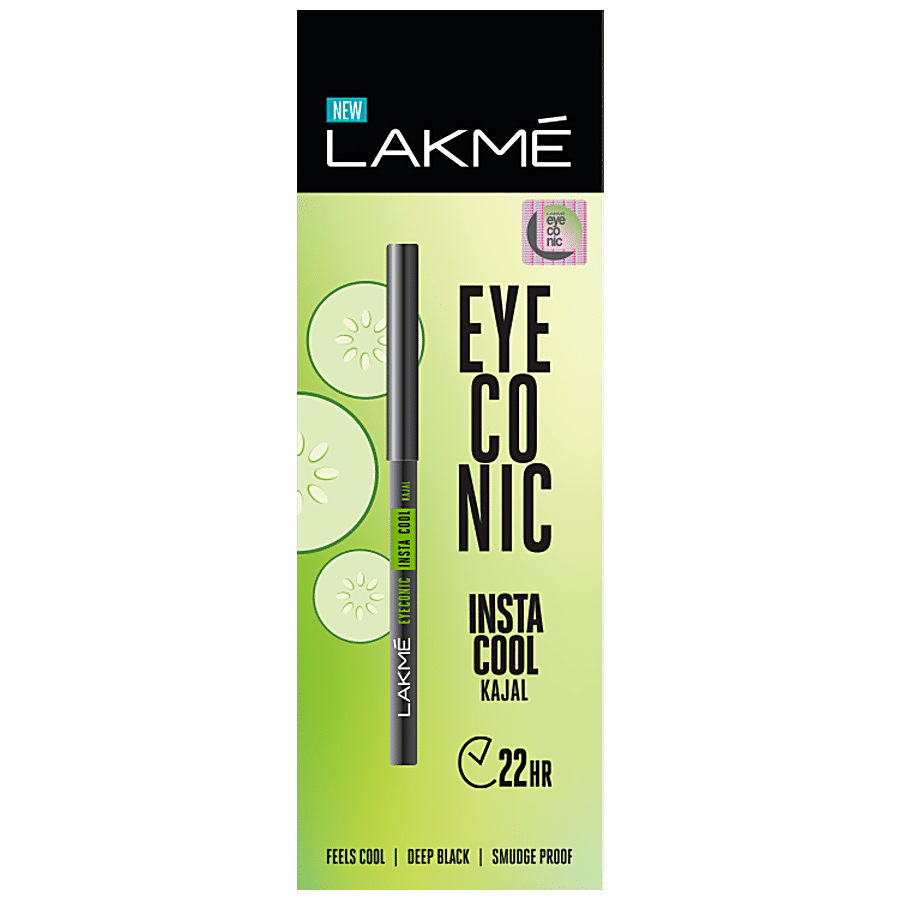 Lakme Eyeconic Insta Cool Kajal - Black