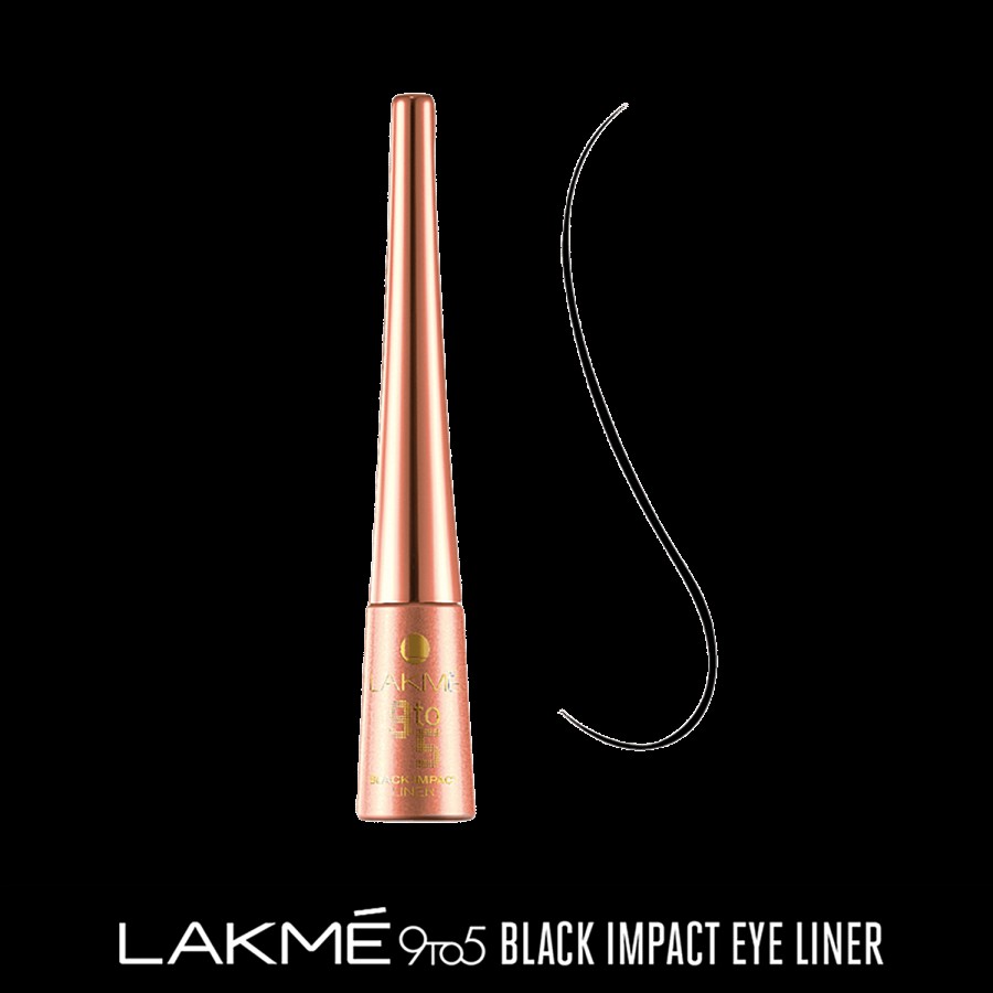 Lakme 9 To 5 Black Impact Eye Liner