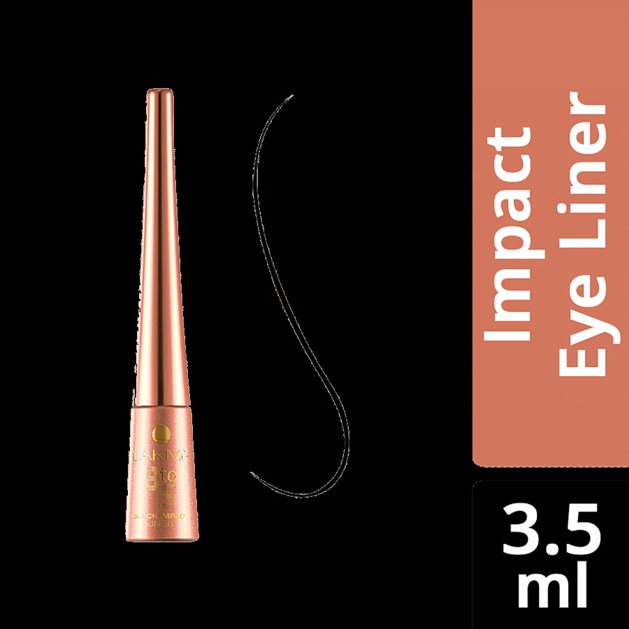 Lakme 9 To 5 Black Impact Eye Liner