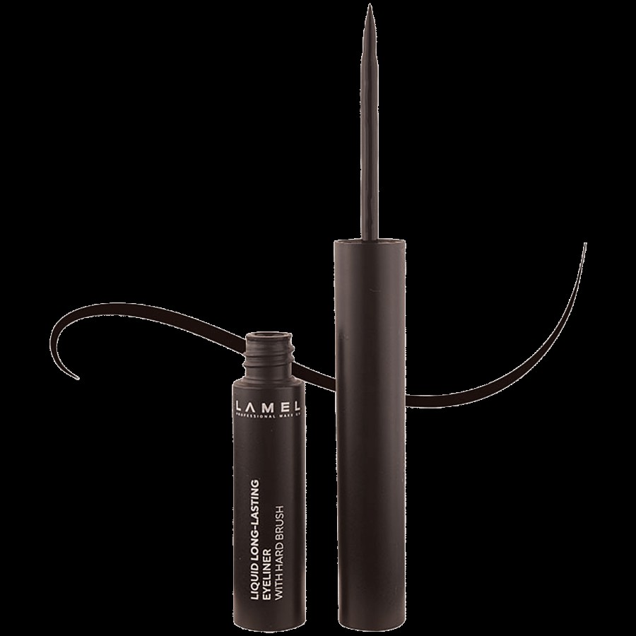 Lamel Liquid Long-Lasting Eyeliner With Hard Brush