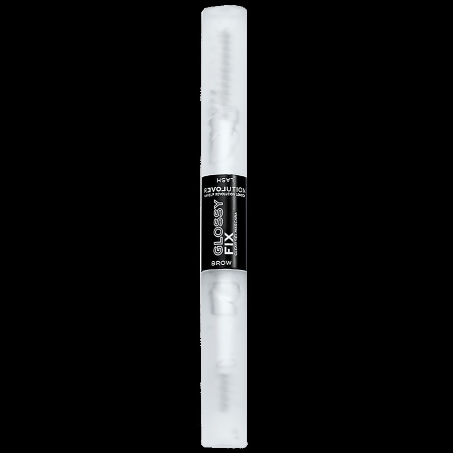 Makeup Revolution Relove Glossy Fix Brow Clear Gel & Mascara - Non-Sticky