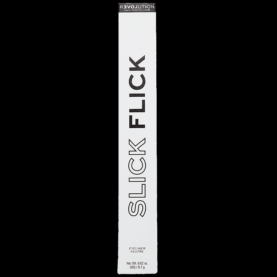 Makeup Revolution Relove Slick Flick Eyeliner - Long Lasting