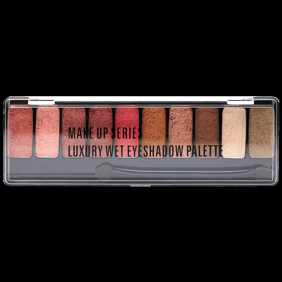 Mattlook Makeup Series Luxury Wet Eyeshadow Palette - Long-Lasting