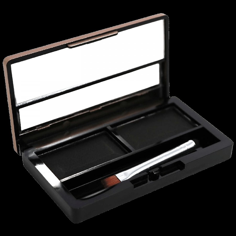 Mattlook Perfect Brow Duo-Shade Brow Powder - With Smudger Brush