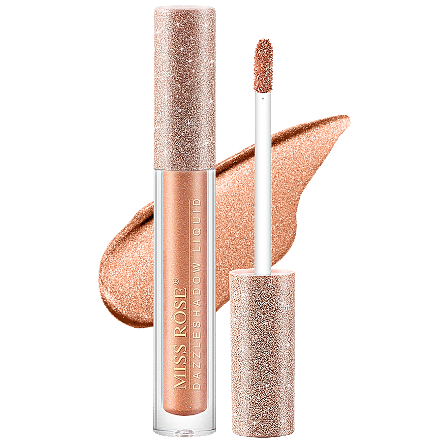 Miss Rose Glitter Liquid Eyeshadow - Highly Pigmented