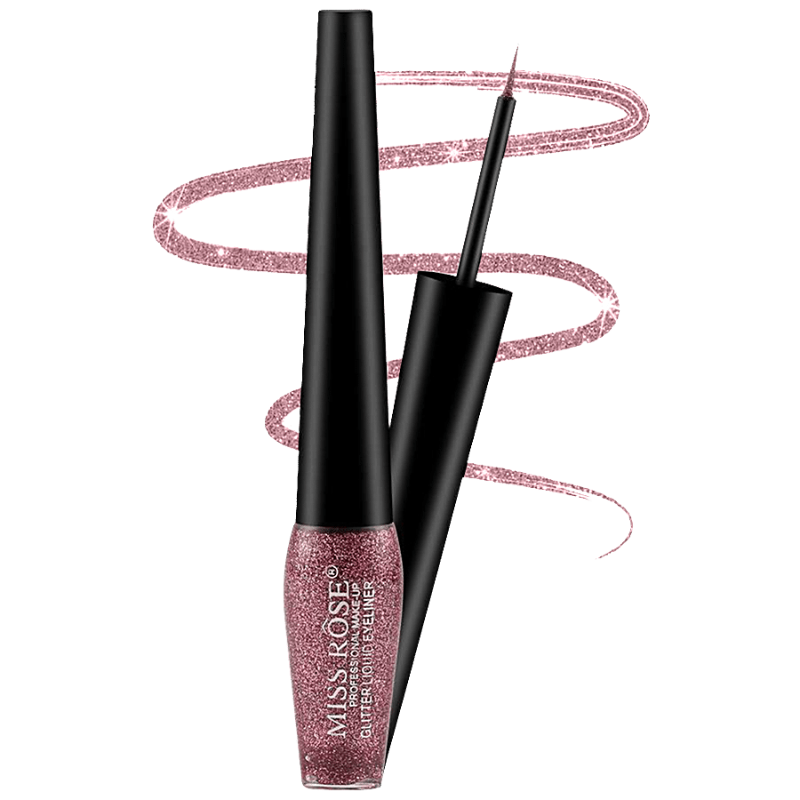 Miss Rose Professional Glitter Liquid Eye Liner